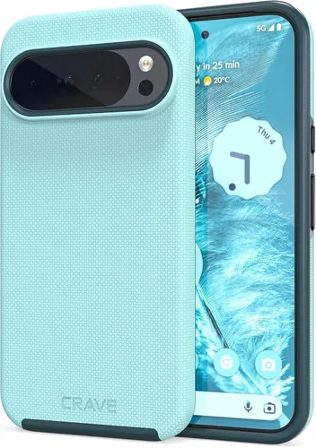 Vista 46 de Crave Dual Guard para Google Pixel 6 Pro, funda de doble capa de protección contra golpes para Google Pixel 6 Pro - Aguamarina