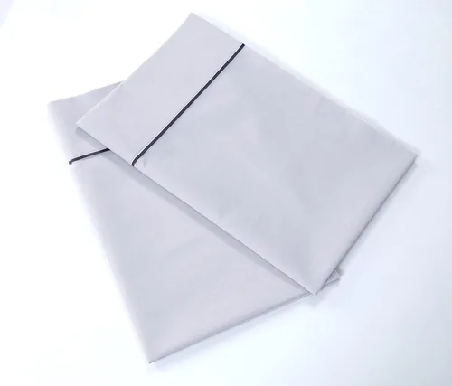 Vista 10 de Juego de 2 fundas de almohada 100 % percal de algodón, suaves y transpirables, tela ligera, tejido suave y aireado, para ella o él