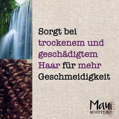 Vista 4 de Maui Moisture Mascarilla capilar de manteca de karité para cabello seco dañado, 11.99 oz