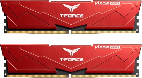 Vista 13 de TEAMGROUP T-Force Vulcan DDR5 16GB (2x8GB) 5200MHz (PC5-41600) CL40 Intel XMP 3.0 y AMD Expo Compatible Módulo de Memoria de Escritorio Ram Negro