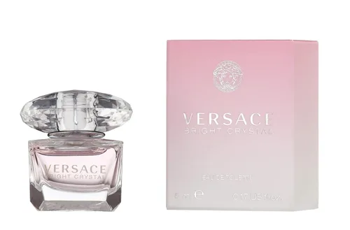 Vista 2 de Versace Bright Crystal Mini para mujer, 0.17 Fl Oz