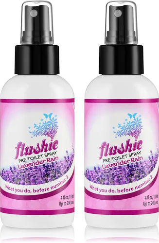 Vista 15 de Flushie - Aerosol preinodoro para desodorante de olores de inodoro... (lavanda, paquete de 2)