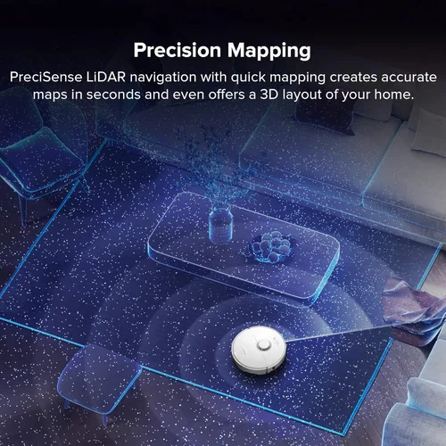 Vista 7 de roborock S8 Pro Ultra Robot Vacuum and Mop, Auto-Drying, Self-Washing, Liftable Dual Brush & Sonic Mop, 6000Pa Suction, Self-Refilling