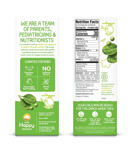 Vista 7 de Obleas suaves y orgánicas para morder Happy Baby