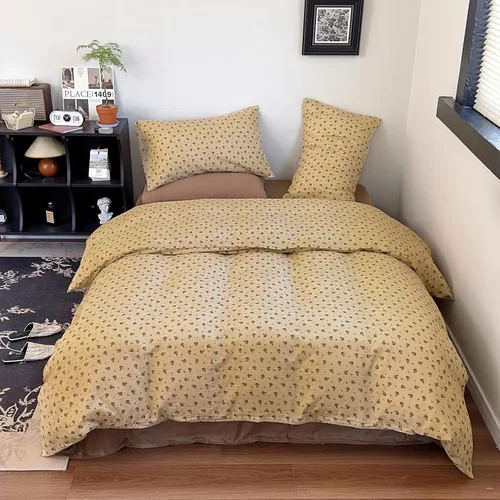 Vista 16 de DREAMINGO - Juego de funda de edredón con diseño de fresas para niños, niñas, tamaño individual, de algodón, con cremallera, juego de ropa de cama