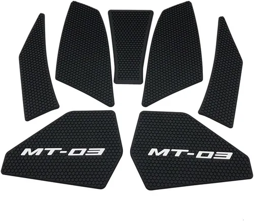 Vista 2 de Fuel Tank Gasket Sticker Anti Slip Fuel Tank Pad Side Gas Knee Grip for Yam&aha MT 03 MT-03 MT03 MT25 MT-25 2020 2021 2022 Motorcycle Accessories