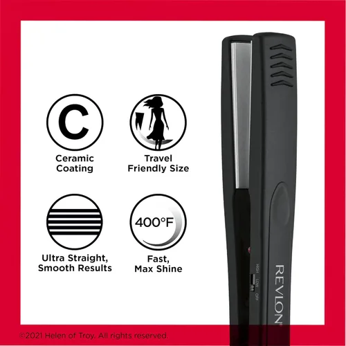 Vista 5 de Plancha para cabello de crámica de tamaño medio Revlon Rvst2043