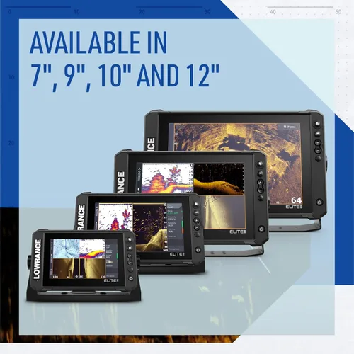 Vista 8 de Lowrance Elite FS Fishfinder/Chartplotter, Available with and Without Transducer