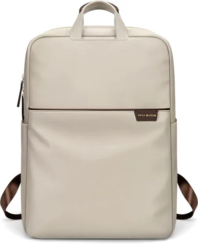 Vista 9 de GOLF SUPAGS Mochila para computadora portátil, antirrobo, delgada, mochila de viaje para mujer, resistente al agua, bolsa de libros universitaria