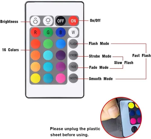 Vista 6 de Creativa 3D ametralladora luz nocturna USB alimentada por USB Control remoto Decoración LED Escritorio de mesa ilusión óptica lámpara 3D 7/16