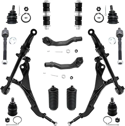 Vista 39 de Detroit Axle - Kit de suspensión frontal de 14 piezas para Honda Accord 08-12 2008 2009 2010 2011 2012, 4 brazos de control con rótulas + 4 barras