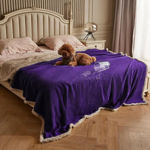 Vista 39 de Kritter Planet - Manta impermeable para perros, reversible, a prueba de agua, para sofá, cama y coche, fundas lavables para sofá para perros