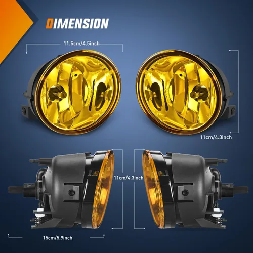 Vista 7 de Nilight Conjunto de luz antiniebla compatible con Nissan Armada 2005 2006 2007 2004 2005 2006 2007 2008 2009 2010 2011 2012 2013 2014 2015 Titan