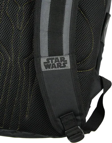 Vista 7 de Bioworld Star Wars The Mandalorian Bounty Hunter Mochila de manga acolchada para laptop de 19 pulgadas