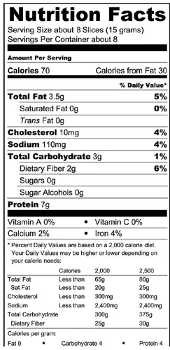 Vista 2 de Tostada Melba baja en carbohidratos (cebolla y ajo) 4 oz.