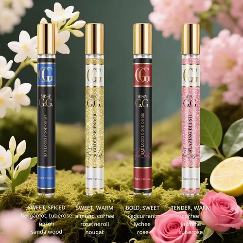 Vista 2 de OFUN Perfume para Mujeres, Juego de Muestras de Perfume de 4 Paquetes 35ml, Juego de Perfume Mini de Tamaño de Viaje, Perfume de Larga Duración