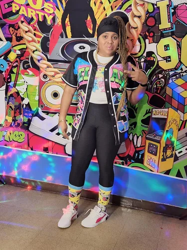 Vista 5 de Camiseta de béisbol Bel Air de los años 90 para mujer