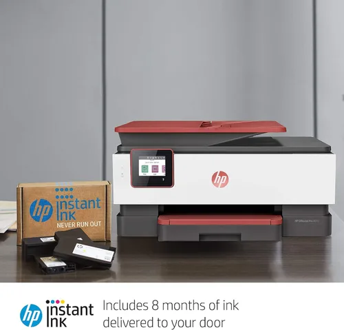 Vista 6 de Impresora HP OfficeJet Pro 8035 inalámbrica, todo en uno, Coral talla única