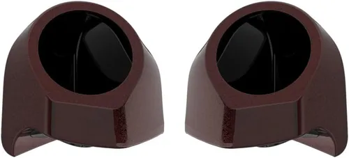 Vista 373 de Advanblack Alpine Green Tour Pack - Paquete de altavoces de 6.5 pulgadas, carcasa de audio trasera, color a juego, ajuste Harley King Tour Pack