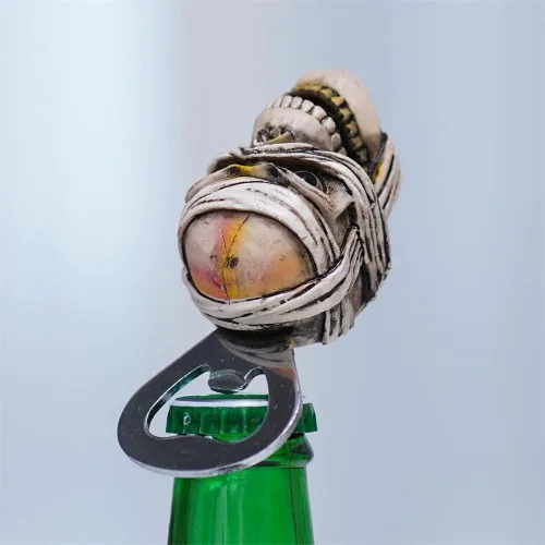 Vista 5 de 4 abridores de botellas con cabeza de calavera, abridor magnético de botellas de cerveza para nevera, barman en casa, restaurante, Halloween