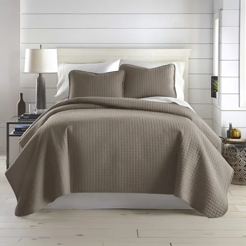 Vista 31 de Southshore Fine Living, Inc. Edredón acolchado de verano, juego de ropa de cama tamaño Queen con 2 fundas de almohada acolchadas, colcha con diseño