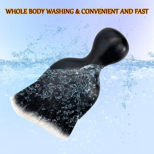 Vista 4 de Cepillo para detallar el interior del automóvil, ultra suave, antiarañazos, herramienta de limpieza interior del automóvil para paneles de limpieza