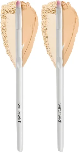 Vista 14 de wet n wild Cepillo para sombra de ojos, aplicación de mezcla de precisión, fibras sintéticas suaves, mango ergonómico para un control cómodo