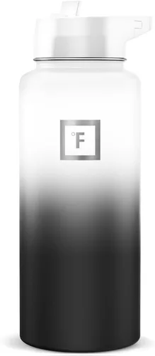 Vista 59 de IRON °FLASK Frasco de hidratación para acampar y senderismo con boquilla, botella de agua deportiva de acero inoxidable con aislamiento de boca