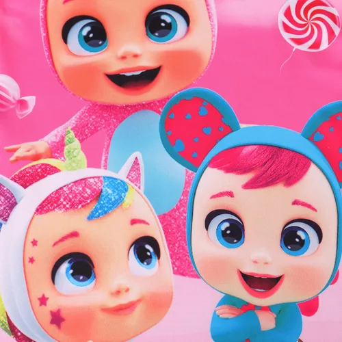 Vista 2 de WYYXXT Vestido casual de princesa para niñas pequeñas vestido de dibujos animados