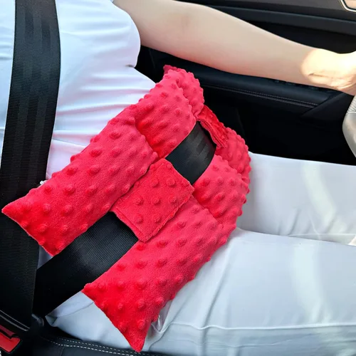 Vista 9 de Ostomía - Almohada para cinturón de seguridad, protector de estomía, funda para bolsa de ostomía, almohada para conducir, ileostomía, soporte