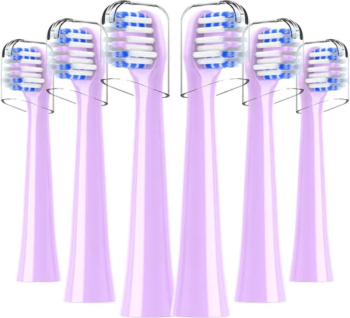 Vista 13 de Cabezales de repuesto compatibles con el cepillo de dientes Colgate Hum - Cabezales de repuesto compatibles con cepillo de dientes Hum Smart, negro