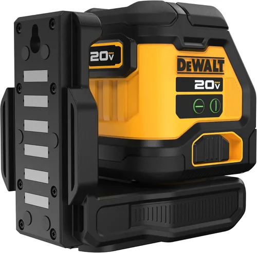 Vista 6 de DEWALT Nivel láser máximo de 20 V, láser de línea cruzada, 3X360, verde, solo herramienta (DCLE34031B)