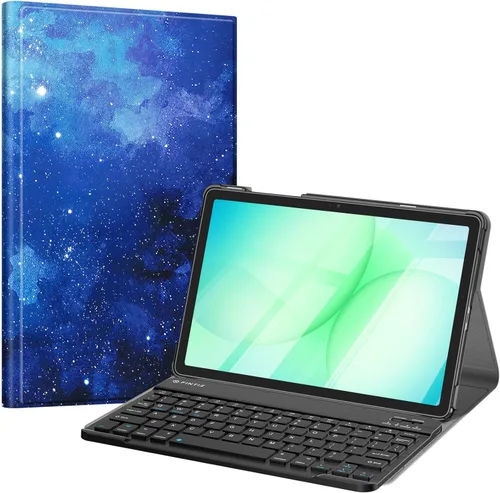 Vista 10 de FINTIE Funda de teclado para Samsung Galaxy Tab A11+ Plus 2025/A9+ Plus de 11 pulgadas 2023, funda delgada y ligera con teclado Bluetooth