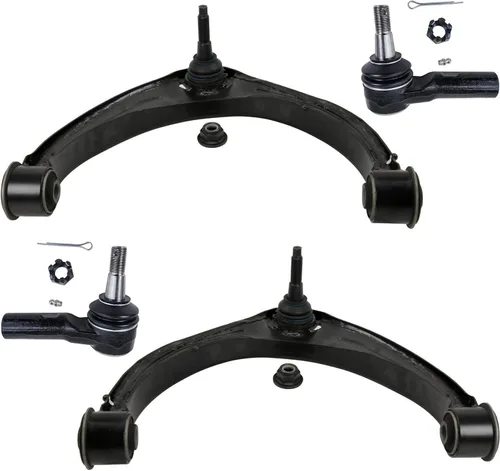 Vista 180 de Detroit Axle - Kit de brazos de control inferiores delanteros para Dodge Dart 2013, 2014, 2015, 2016, 2 brazos de control inferiores con ensamblaje
