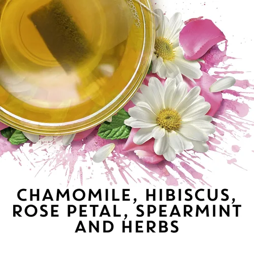 Vista 5 de Tazo Bolsas de té de manzanilla Calm para una deliciosa bebida de té relajante, té de hierbas sin cafeína, 20