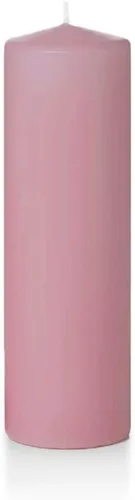 Vista 5 de Yummi - Velas redondas de pilar blancas de 3 pulgadas x 4 pulgadas, 3 por paquete