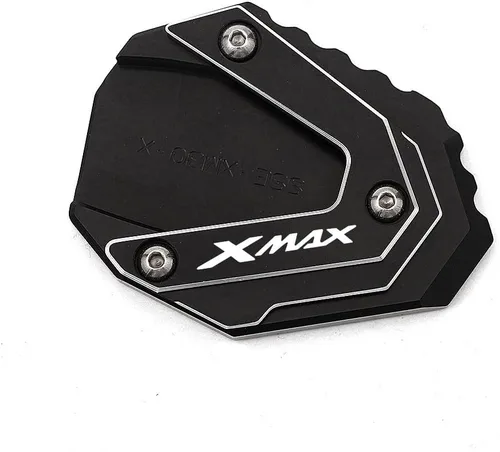 Vista 9 de SCUUBE Para Yamaha Xmax 300 125 250 XMAX300 XMAX125 XMAX250 2017-2020 Placa de soporte lateral de pie de motocicleta Placa de ampliación Placa
