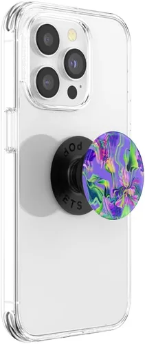Vista 2 de PopSockets - Agarre para teléfono con soporte expandible, agarre adhesivo, Bleary