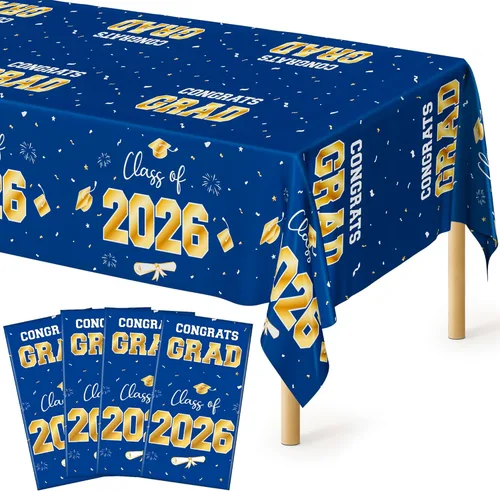 Vista 45 de QZYL 4 manteles de picnic con fundas de banco, manteles de plástico negro, 54 x 108 pulgadas, fundas rectangulares desechables impermeables