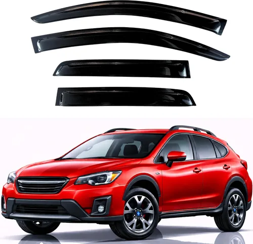 Vista 174 de KPY Moldura deflectora de viento con protección contra la lluvia compatible con Mazda CX-3 2016-2021 (CX3), 4 unidades, para ventana lateral