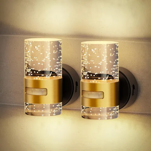 Vista 23 de JandCase Luz nocturna, luces nocturnas enchufables a la pared, luz nocturna LED de 3000 K con brillo ajustable de 0 a 100 lúmenes, luz nocturna