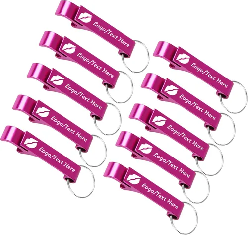 Vista 60 de 5 abrebotellas personalizados, abrebotellas de cerveza de aluminio personalizado con texto/logotipo, abrebotellas personalizados, recuerdos de boda