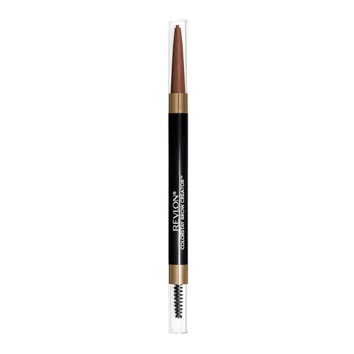 Revlon ColorStay Brow Creator, Lápiz y Polvo de Cejas Preciso 2 en 1 con Cepillo Spoolie, Impermeable, Relleno de Media para Ella, 620 Auburn, 0.003