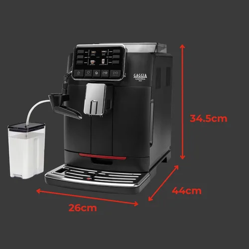 Vista 9 de Gaggia Cadorna Milk Máquina de café espresso superautomática, 60.8 onzas líquidas, negro, mediana