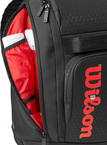 Vista 6 de WILSON Clash V3 Super Tour - Bolsas para raqueta de tenis, color negro y infrarrojo