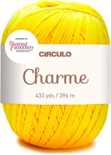 Vista 64 de CIRCULO Charme - Paquete de hilo para tejer y ganchillo, 3 bolas de 100% algodón virgen brasileño mercerizado, peso deportivo suave, color 2012
