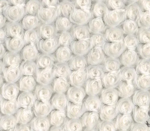 Vista 22 de Tela Minky Rosebud de 58 pulgadas de ancho vendido por The Yard (rosa intenso)