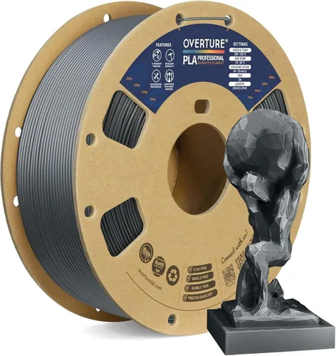 Vista 39 de Overture PLA Plus (PLA+) Filamento de 1/16 pulgadas, dureza mejorada con rollo PLA, con superficie de construcción 3D de 7.87 × 7.87 pulgadas, PLA