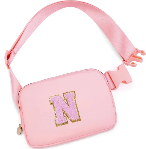 Vista 96 de Bolsa de cinturón para niñas y mujeres, bolsas cruzadas, riñonera, riñonera personalizada, Negro, Small