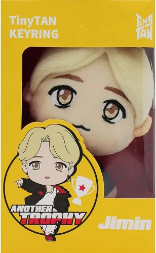 Vista 2 de TinyTAN MIC Drop - Muñeca de peluche Jimin de 5.1 pulgadas, mercancía oficial de TinyTAN, peluches, mercancía de Kpop (Jimin)